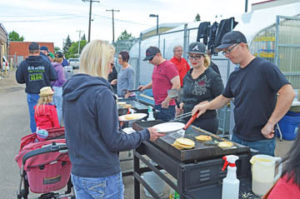 Photo by Tim Kalinowski- Redcliff Days would not be complete without the traditional pancake breakfast, hosted each year by Redcliff Home Hardware.