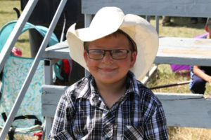 Young Sam was having a lot of fun taking in the rodeo and wants to be a bull rider when he gets a little bigger. Perhaps one day we'll see his name in the steer riding and bull riding standings.